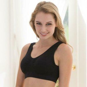 Rene Rofe Racerback Sports Bra Removable Pads